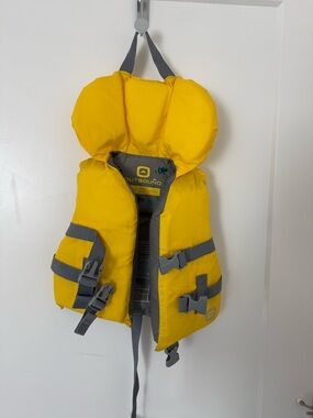 Kids' Yellow Swim Rashguard Life Jacket